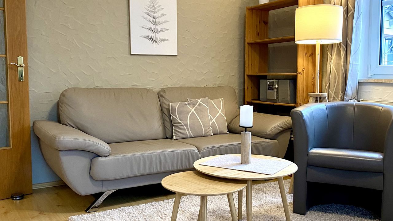Wohnraum mit Sitzecke Wohnraum mit Sitzecke